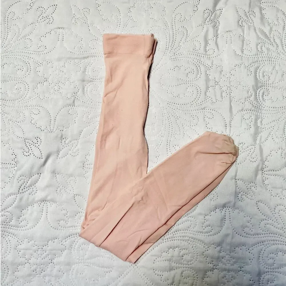 Solid Pink Dance Tights Size 4-6